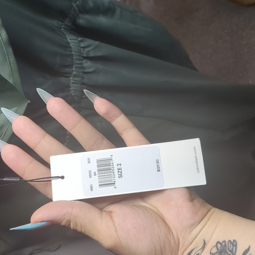Calvin Klein Olive Jumpsuit